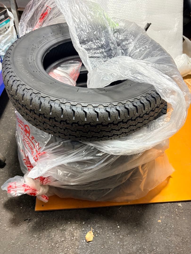 サマータイヤ145/80R/12ハイゼットトラック新車外し4本セット