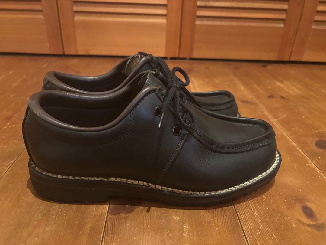 【Eigerace 中森商店】 アイガーエイス チロリアンシューズ　Black