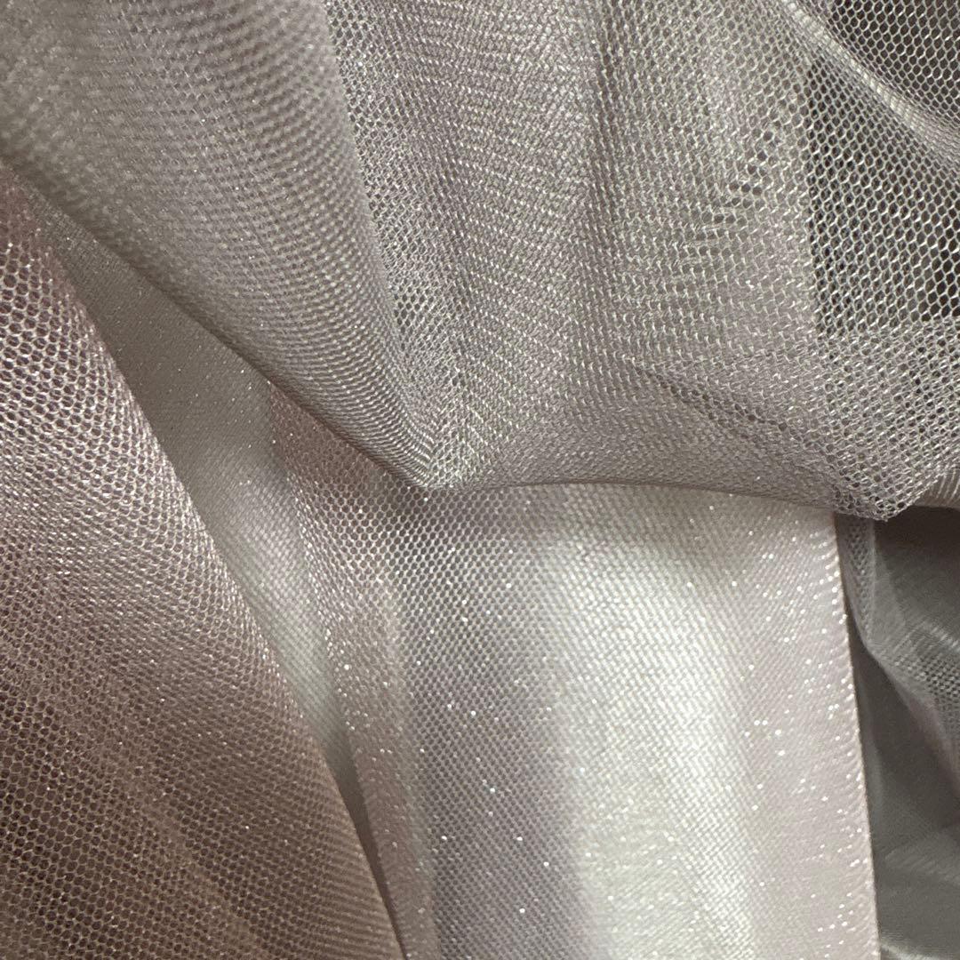チュールロングスカート