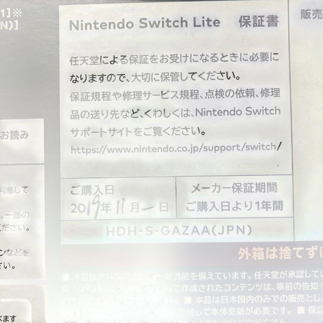Nintendo Switch Lite グレー 本体 充電器　アソビ大全付き