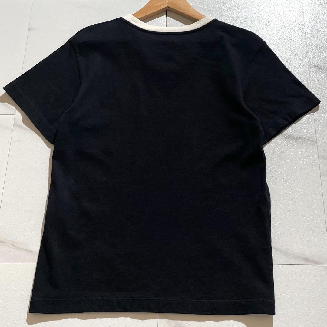 【極美品/箱付き】ルイヴィトン チェーン金具 LV Tシャツ 半袖シャツ 黒