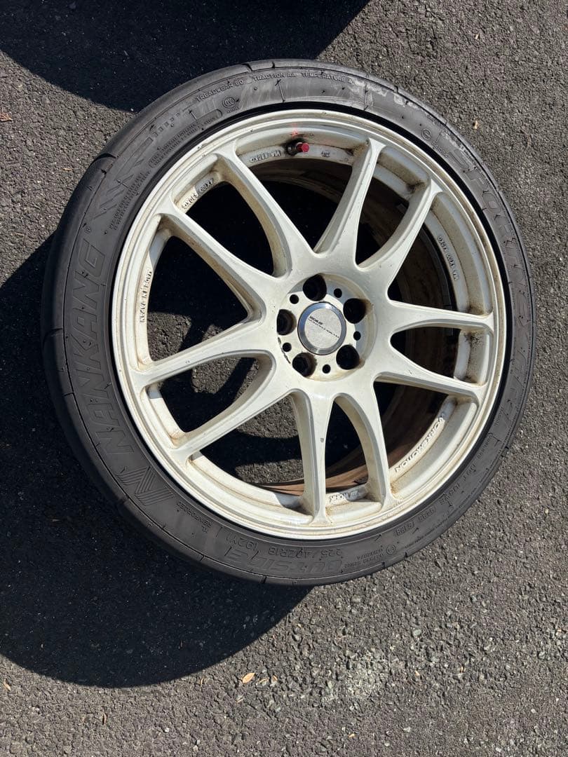 WORK CR Kiwami pcd100 18インチ 7.5j +47 セット