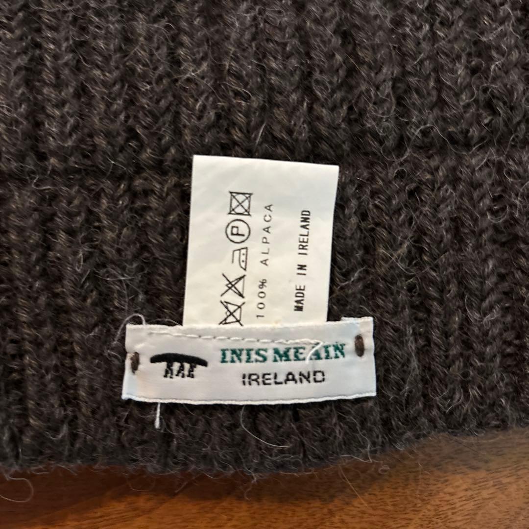 【INIS MEAIN 】イニシュマンニット帽アルパカアイルランド製
