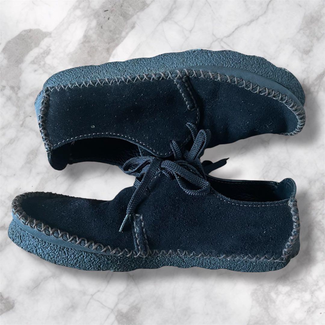 Clarks クラークス ウィーバー WEAVER UK8 ブラック スウェード