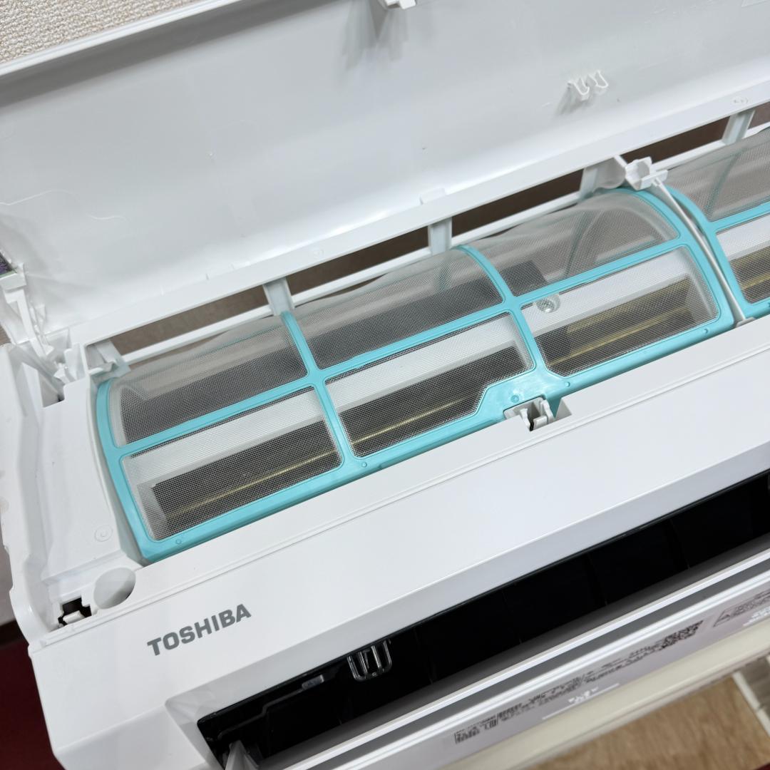 東京23区送料無料　美品東芝エアコン6畳用　ポンプダウン済み　洗浄/除菌済み