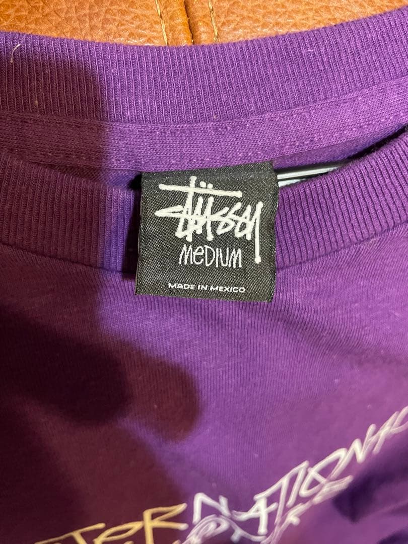 専用00s OLD STÜSSY TRIBE Tシャツ 紫