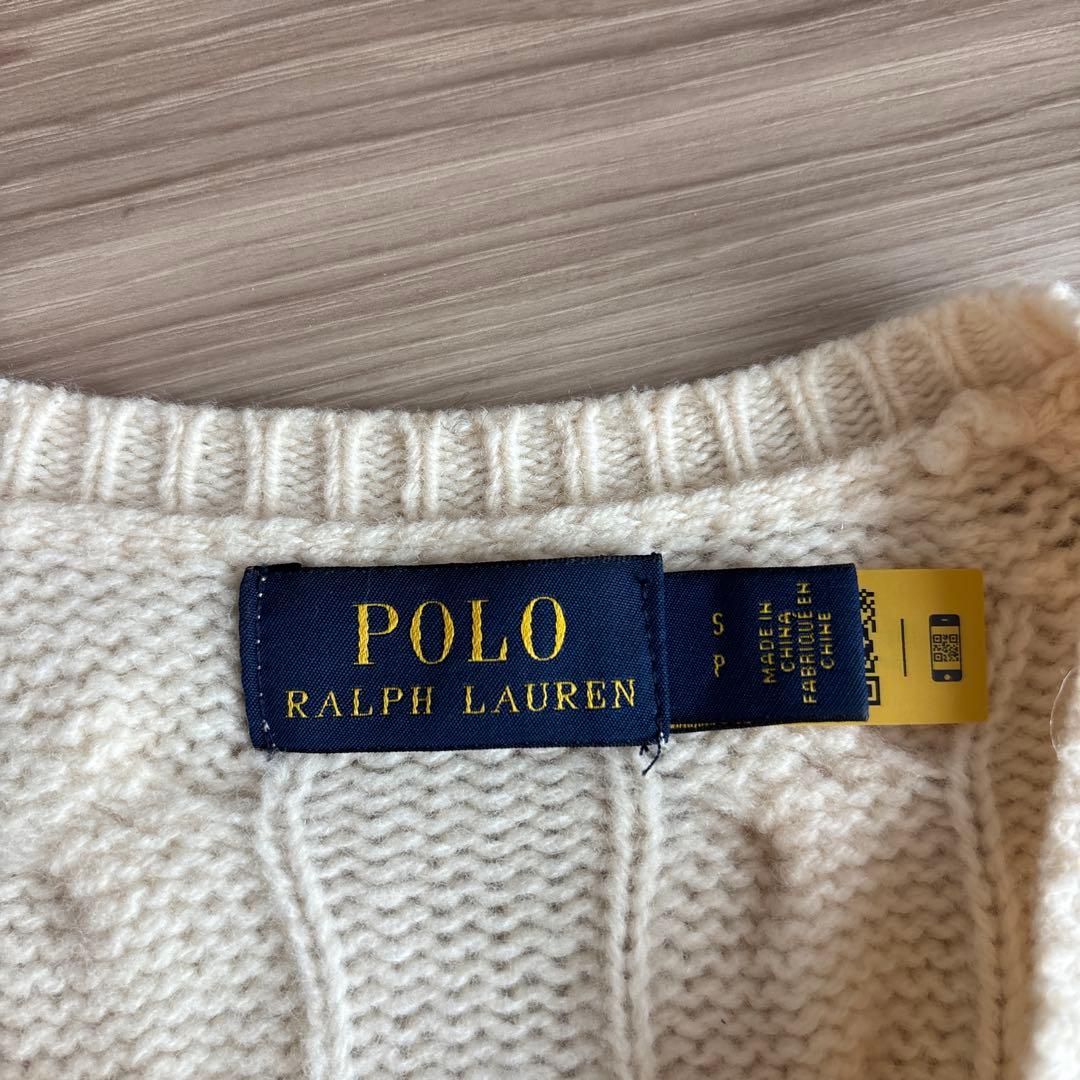 Polo Ralph Lauren アイボリー カーディガン S P