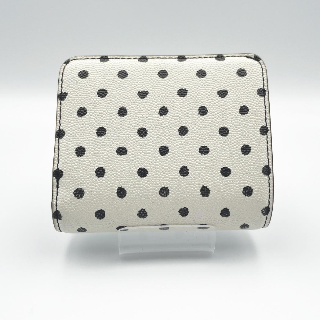 【MARC JACOBS（マーク ジェイコブス）】二つ折り財布 ドット柄 水玉