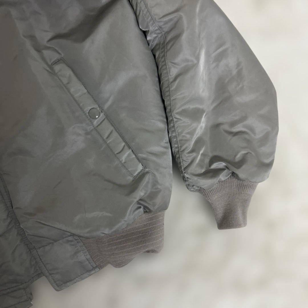【極美品】USA製 スピワック N-2B フライトジャケット シルバーグレー