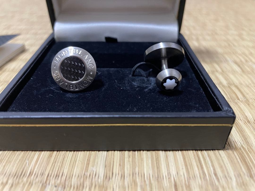 MONT BLANC ラウンド型カフリンクス