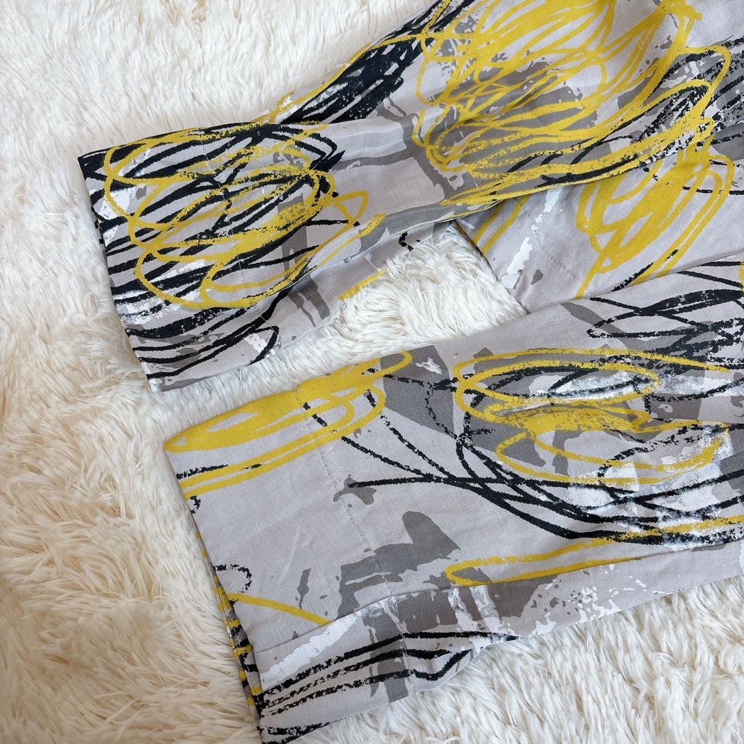 近年モデル☆センソユニコ 芽風 リネン レーヨン ジャケット 羽織 洗える