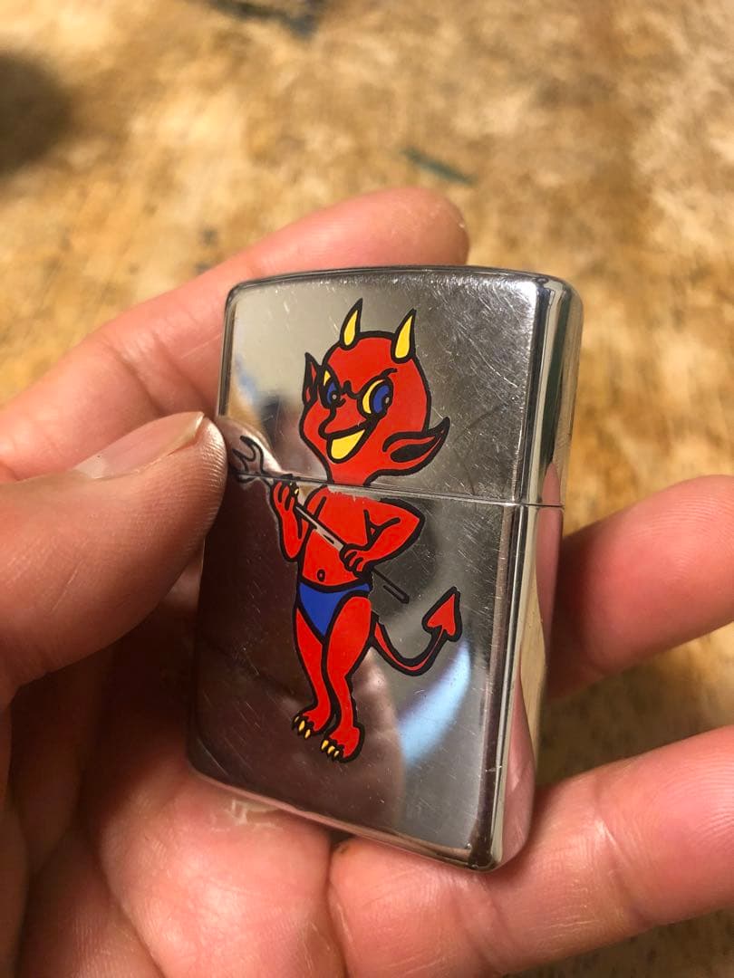 ビンテージ　デビル 悪魔　Devil ZIPPO ライター　ミッドセンチュリー