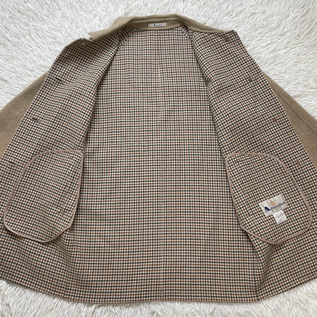 w*l様 美品✨アクアスキュータム Aquascutum ロングコート カシミヤ