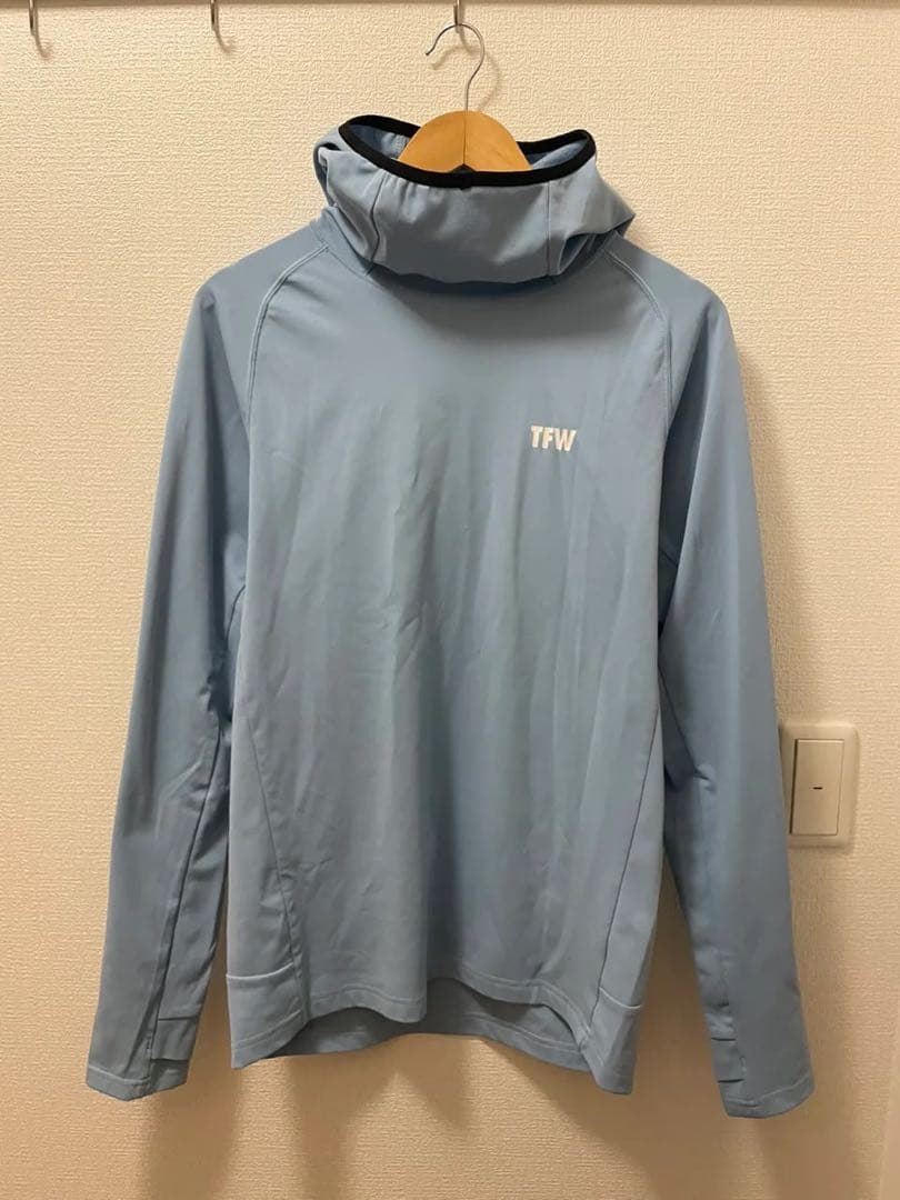 トップス TFW49 LS BRUSHED HOODIE L L.BLUE