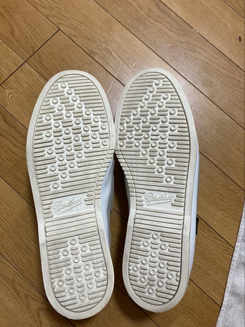 PARABOOT ホワイト デッキシューズ