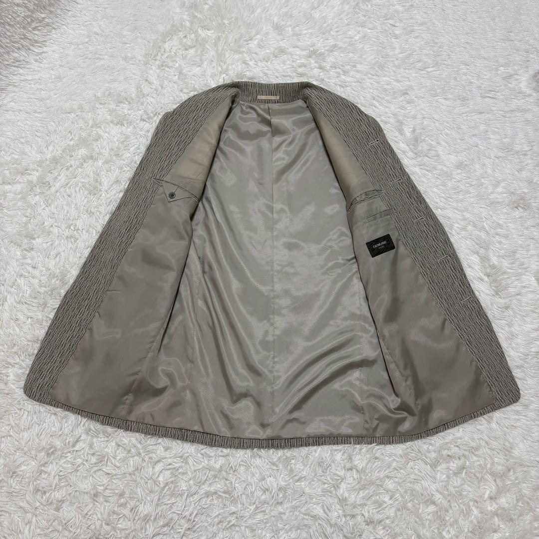 ◎個性的 激レアGENUINE uomo セットアップ 3ピース グレー XL