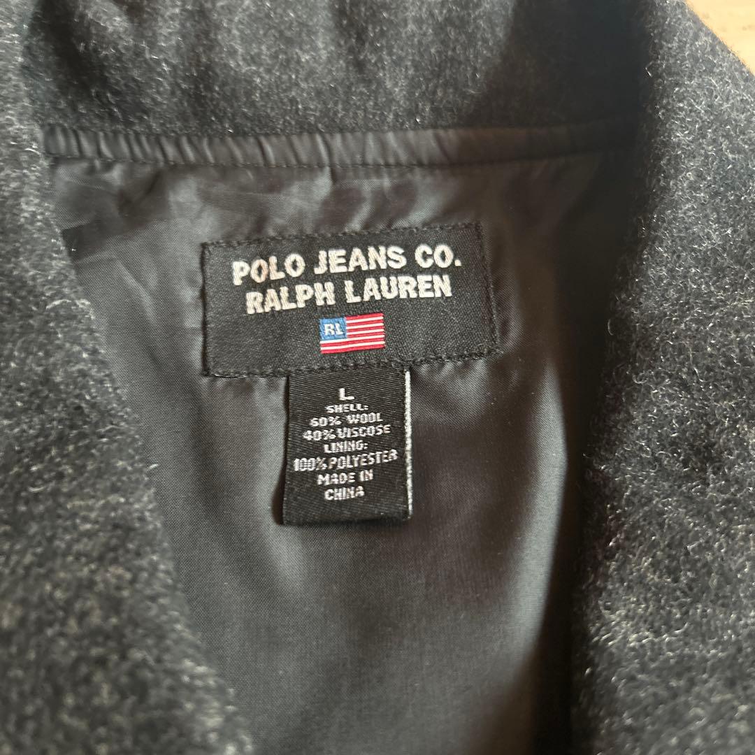 POLO JEANS CO ウールジャケット　グレー　ラルフローレン