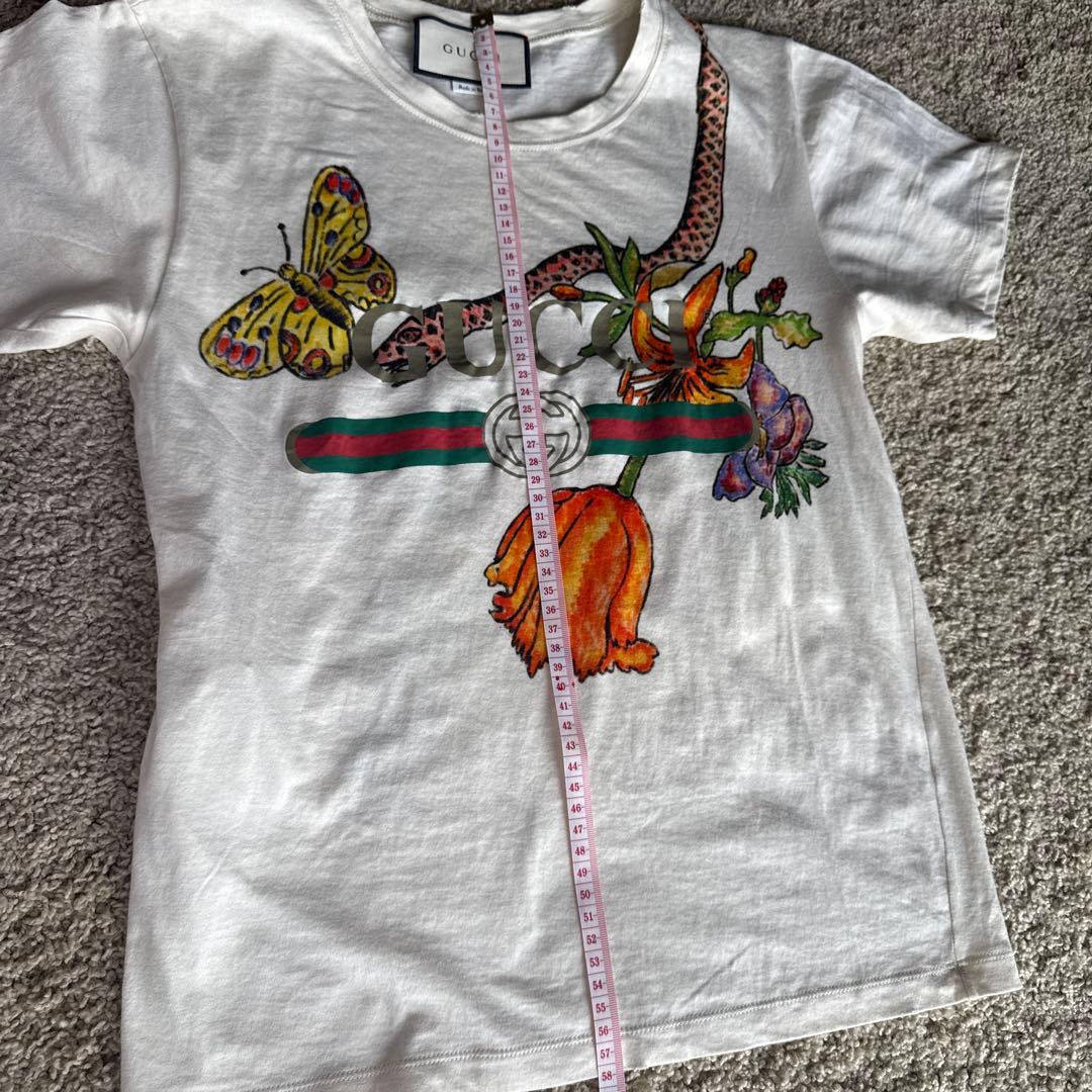 GUCCI（グッチ）ログ フローラル＆アニマル プリント Tシャツ