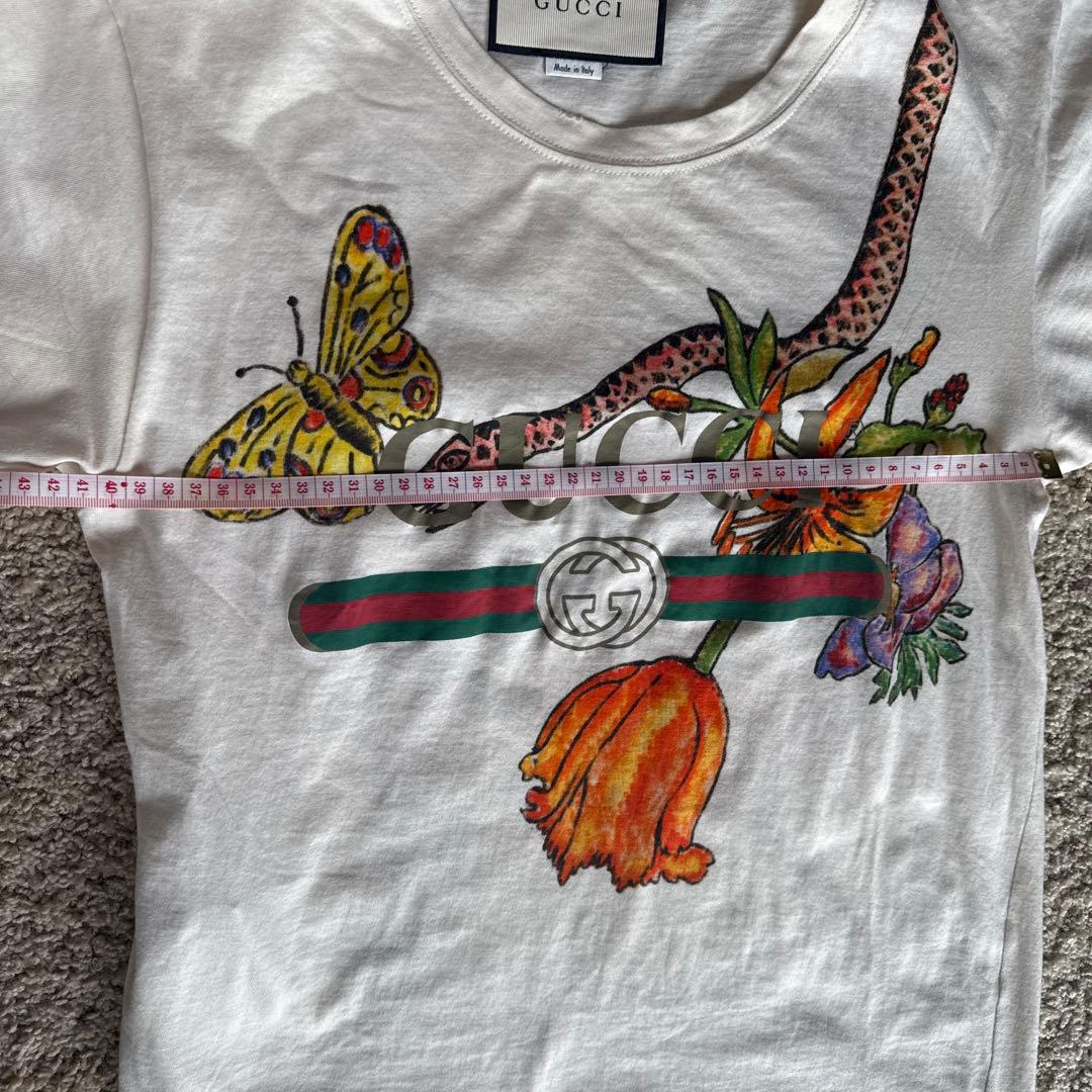 GUCCI（グッチ）ログ フローラル＆アニマル プリント Tシャツ