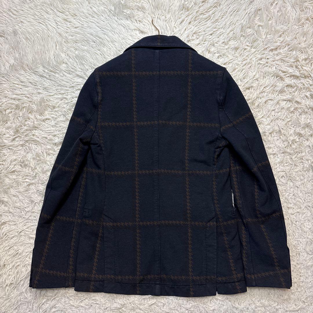 【チルコロ1901】ネイビー　チェック柄　proudly easy 42サイズ