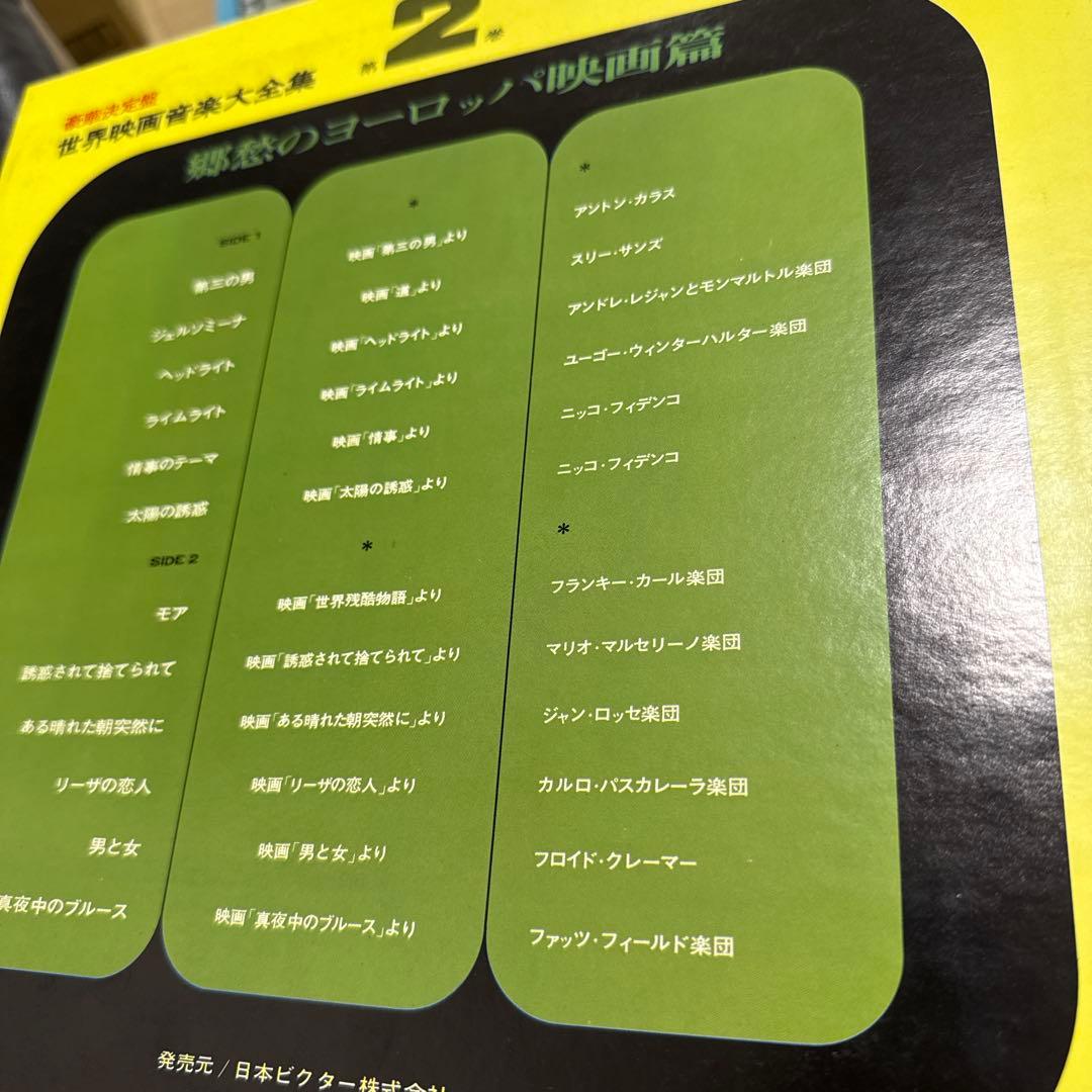 THEGREAT HITSOFWORLD SCREEN THEMES レコード
