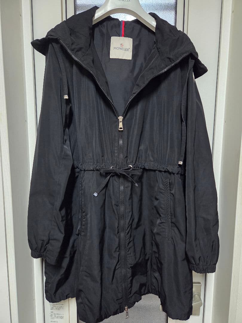 確実正規品　MONCLER　ブラック 【希少サイズ3】スプリングコート
