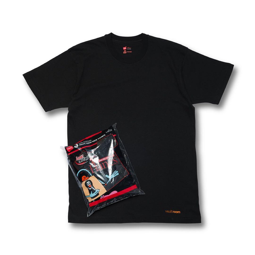 白 黒 ３枚組 2パック Hanes vaultroom Tシャツ サイズXL