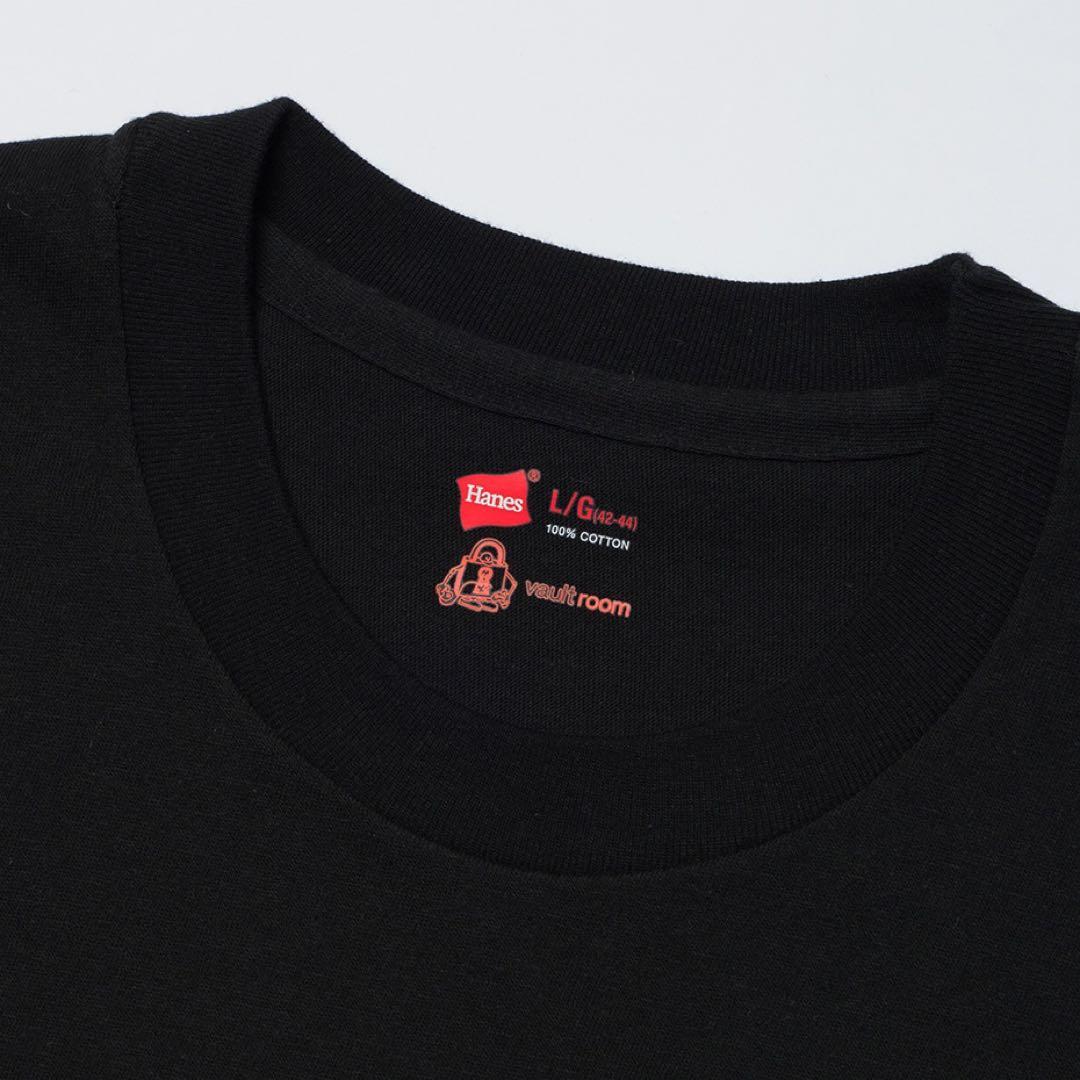 白 黒 ３枚組 2パック Hanes vaultroom Tシャツ サイズXL