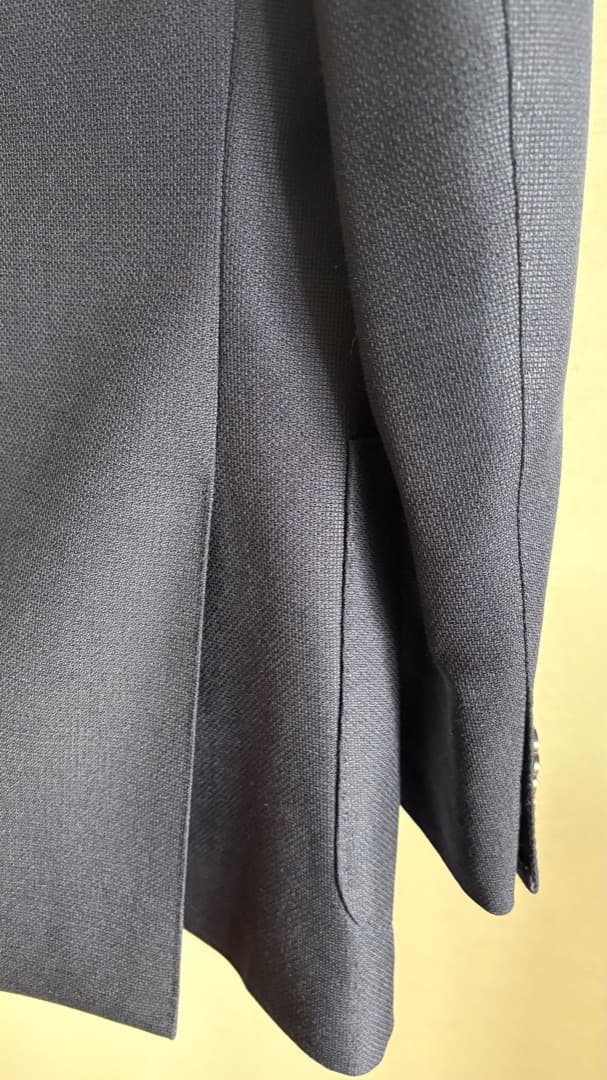 BEAMS F CANONICO ポップサックジャケット 42 日本製 ネイビー