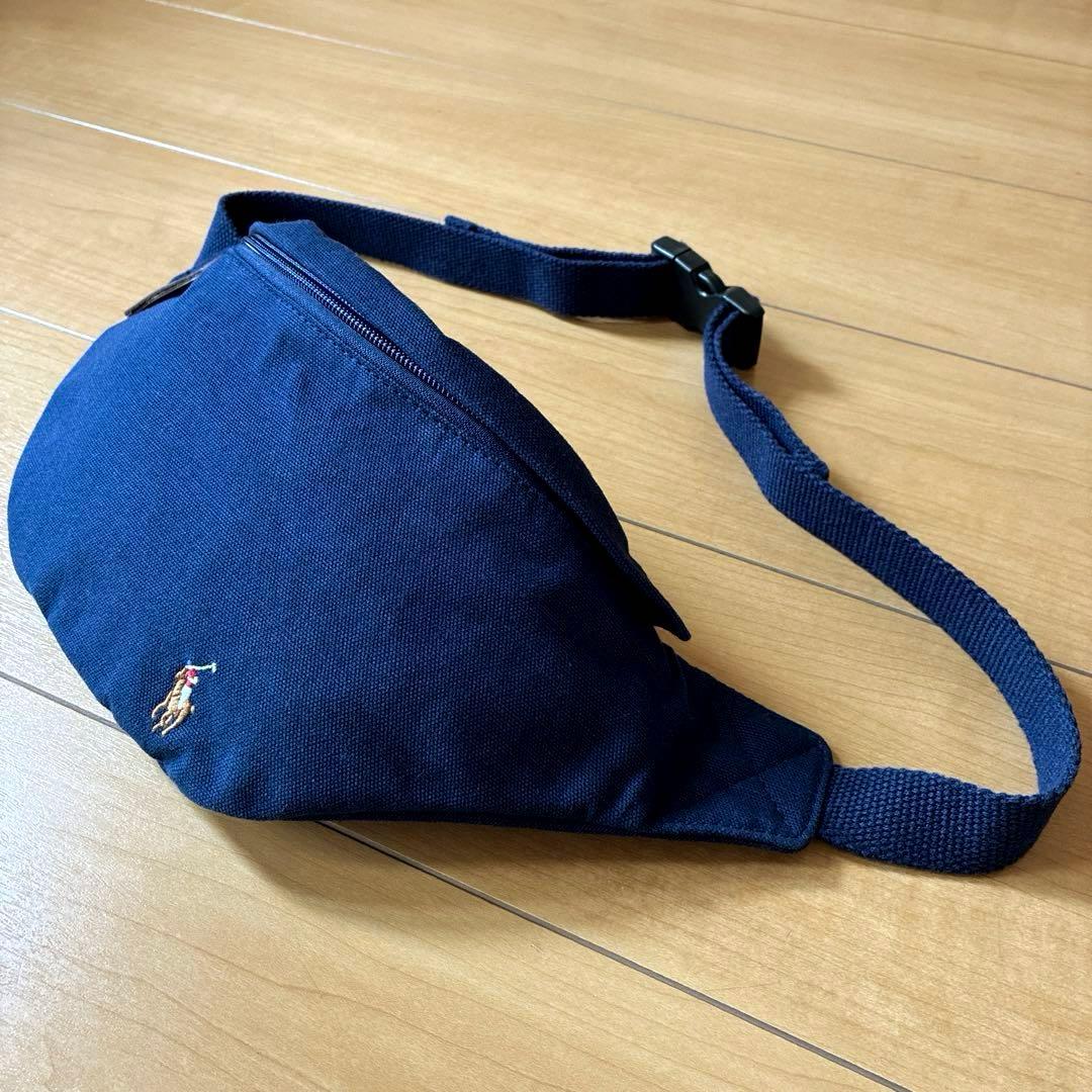 POLO RALPH LAUREN キャンバスウエストバッグ ボディバッグ M