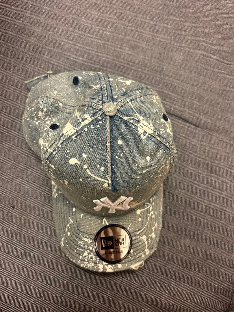 NEWERA LAニューエラ ダメージ デニム キャップ スナップバック