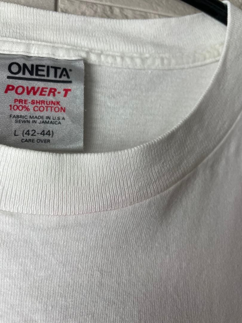 90s USA製ヴィンテージ　ONEITA 無地　シングルステッチTシャツ　XL
