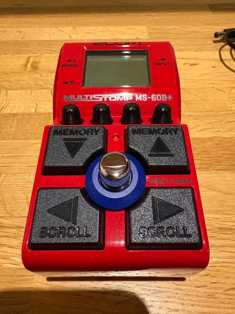ZOOM MS-60B+ マルチエフェクター 純正電源アダプター付き