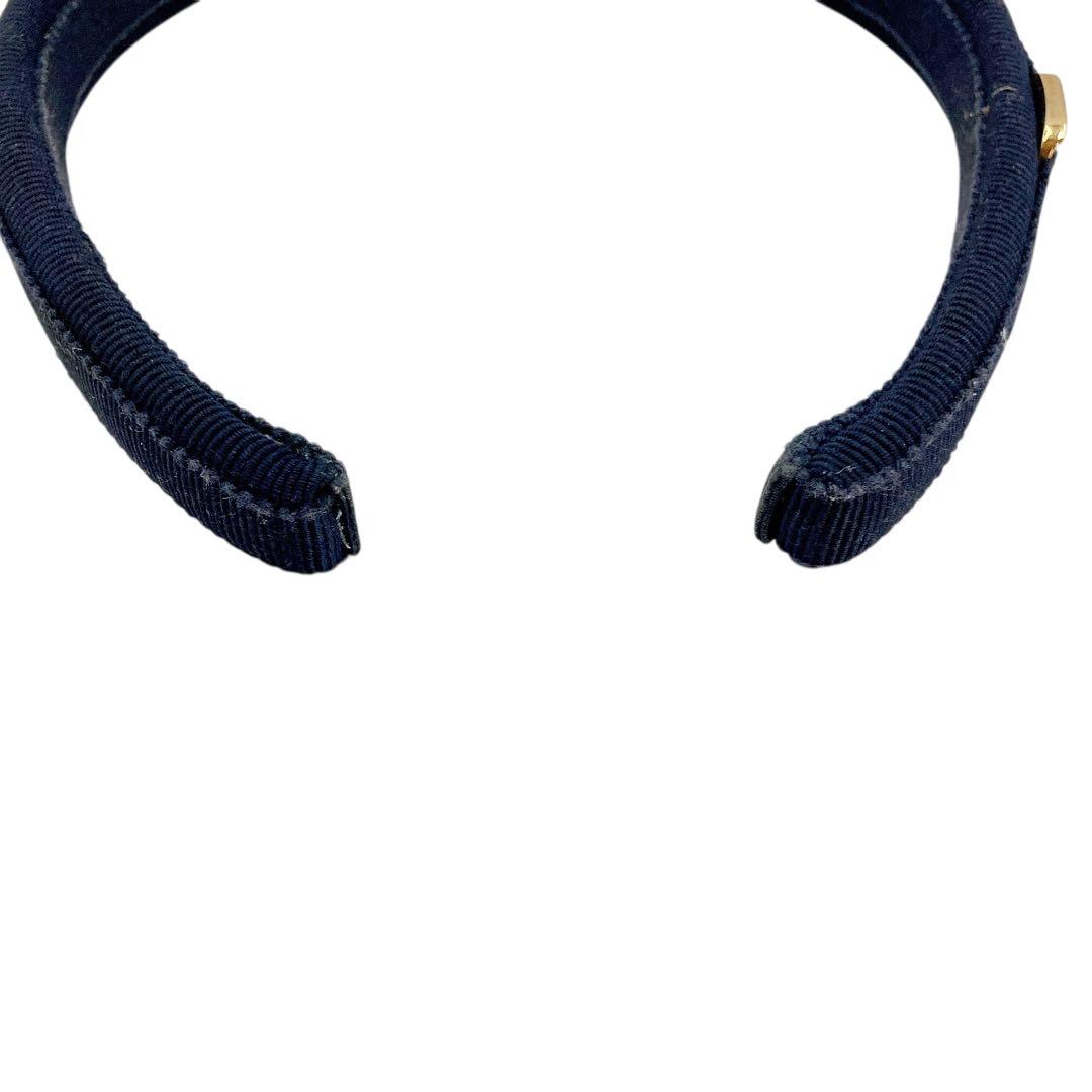 美品✨Ferragamo フェラガモ　カチューシャ　ヴァラリボン　ブラック