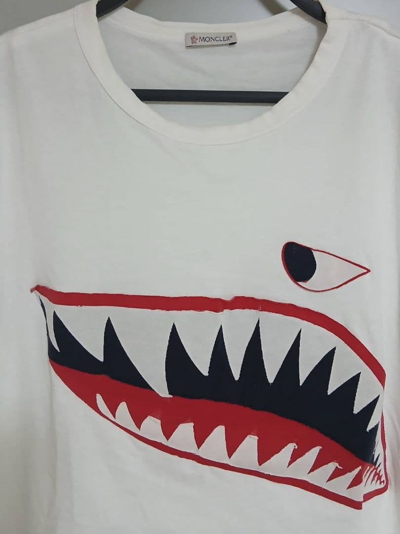 ひ*ー様 MONCLER モンクレール イタリア製 MAGLIA Tシャツ ホワ