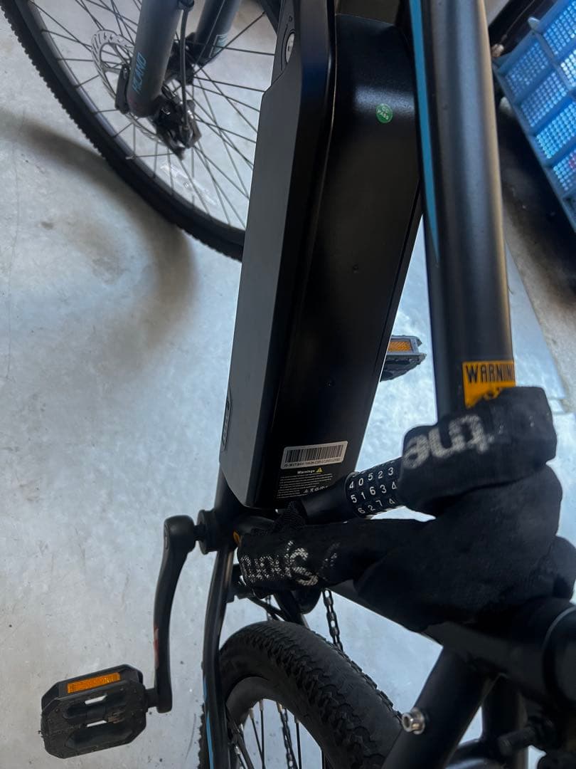 電動アシスト自転車 26インチ シマノ7段変速 スマホホルダー 鍵付き 直接引取
