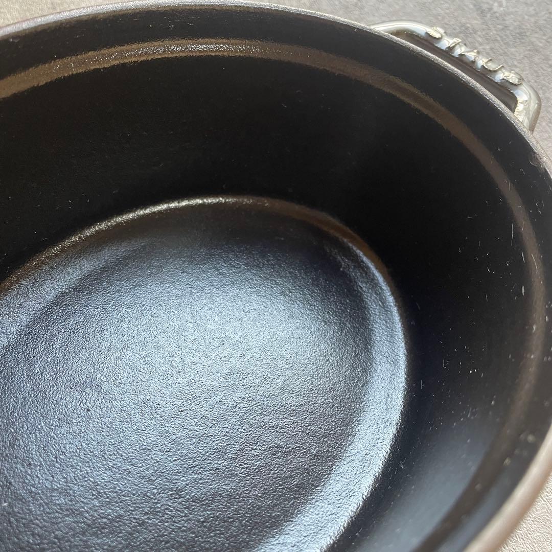 STAUB ストウブ ピコ ココット オーバル　15cm グレー