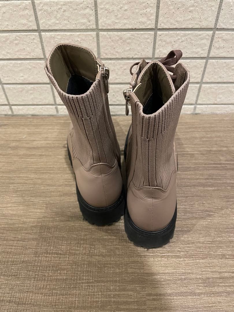 【銀座かねまつ】23.5センチ レースアップブーツ