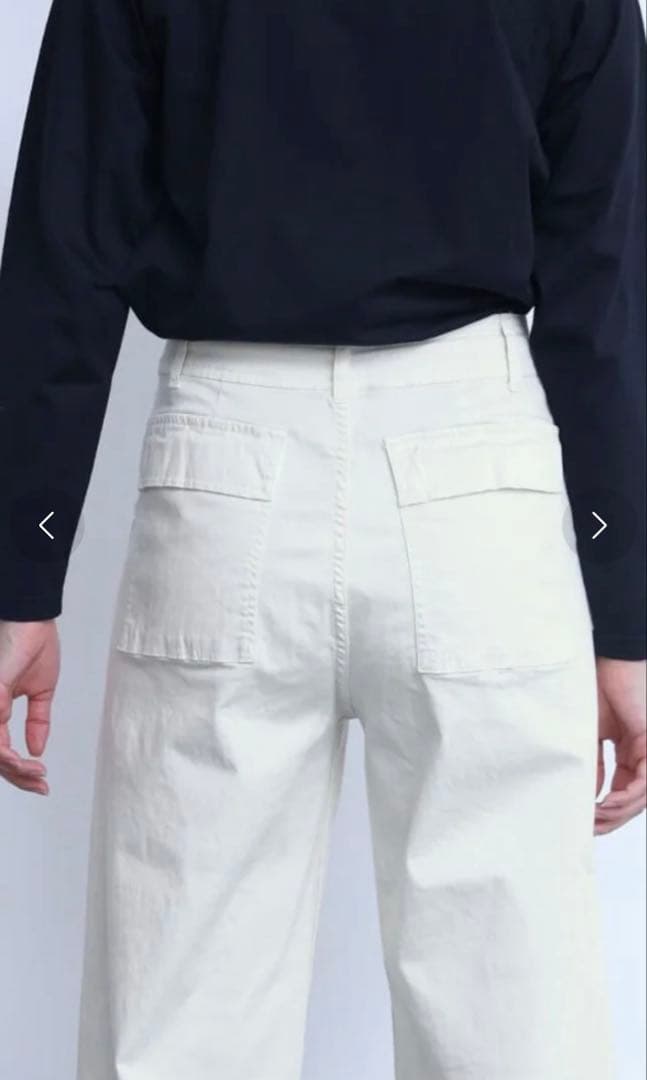 LASUD ラシュッド セミフレアパンツ resilニット2点セット