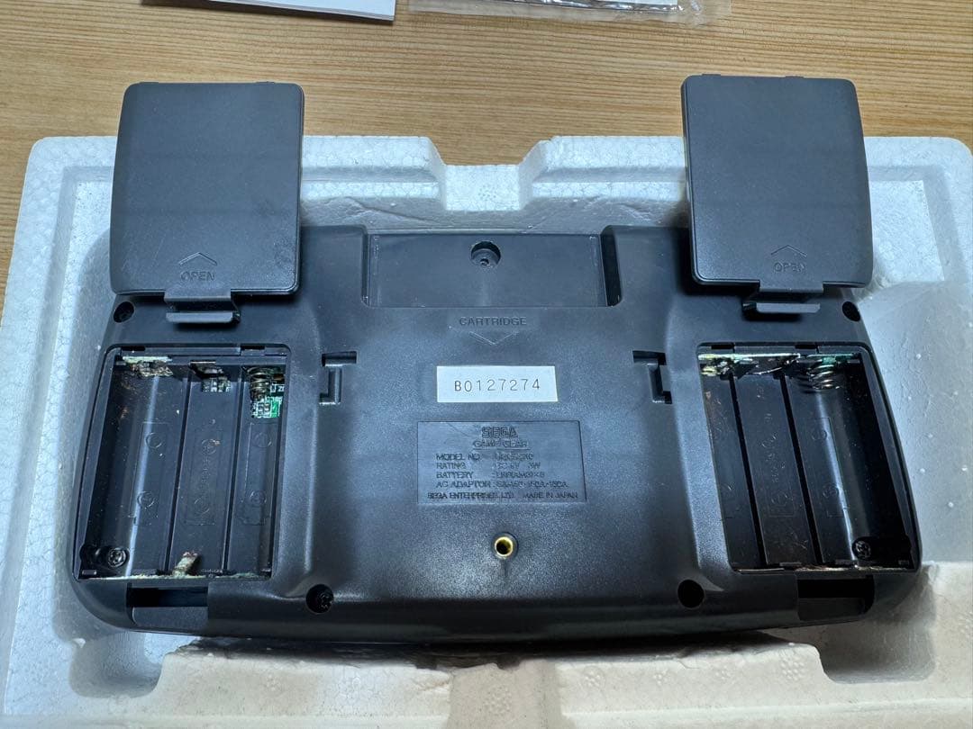 SEGA ゲームギア 本体・カセット セット 動作未確認