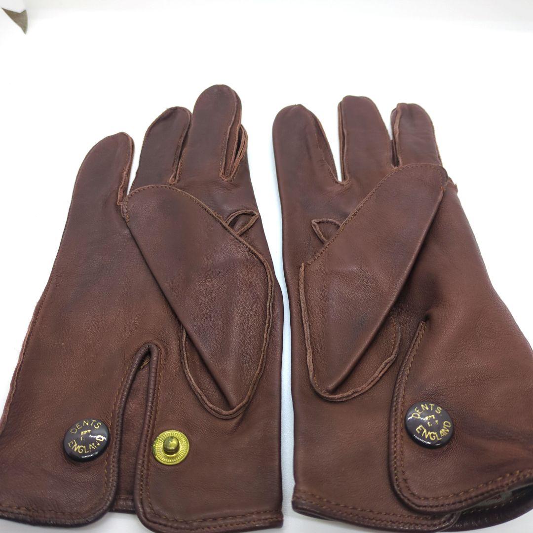 DENTS レザー手袋 ５本指 MADE IN ENGLAND