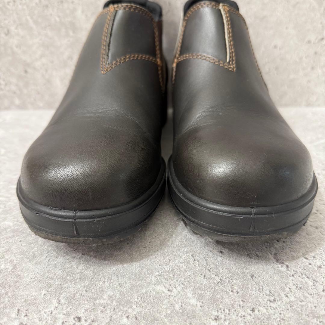 美品 Blundstone ローカット サイドゴアブーツ ダークブラウン UK3