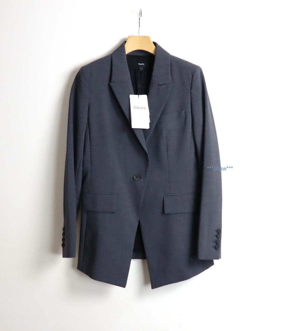 Theory 24AW Traceable Wool ジャケット グレー 0