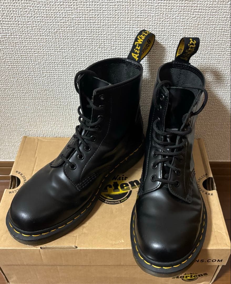 マーチン　8ホール　25-25.5cm ブラック