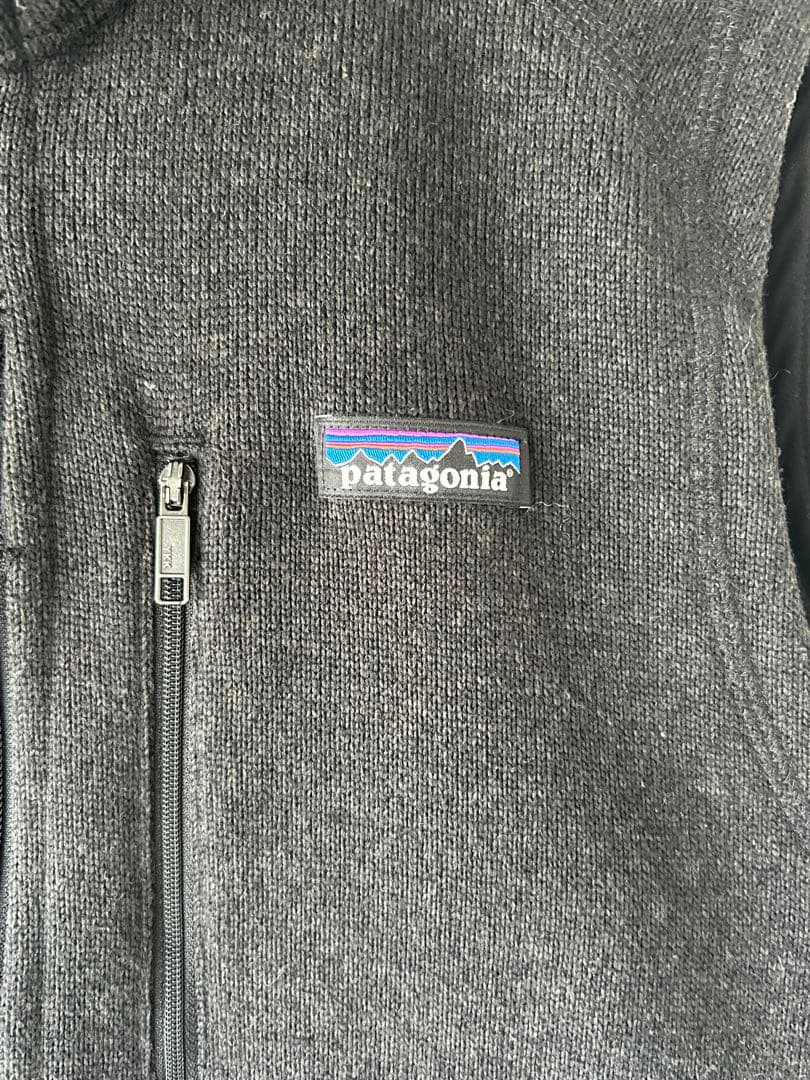 【希少・流行！】 古着 patagonia フリースベスト 黒