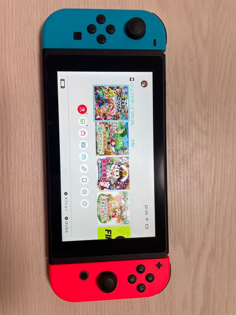 Nintendo Switch 本体 青/赤 ゲームソフト4本、攻略本1冊