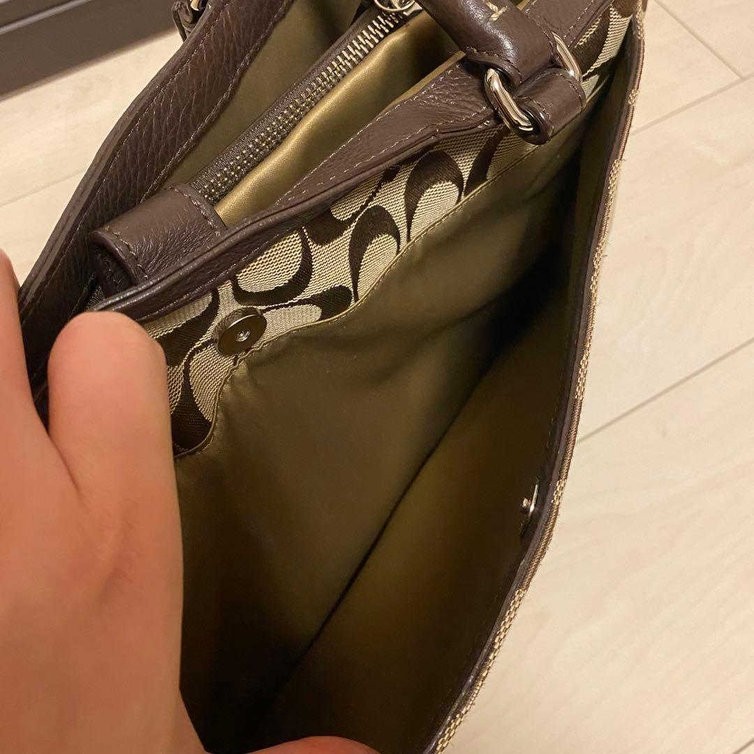 COACH　2WAYシグネチャーボストンバッグ　コーチ