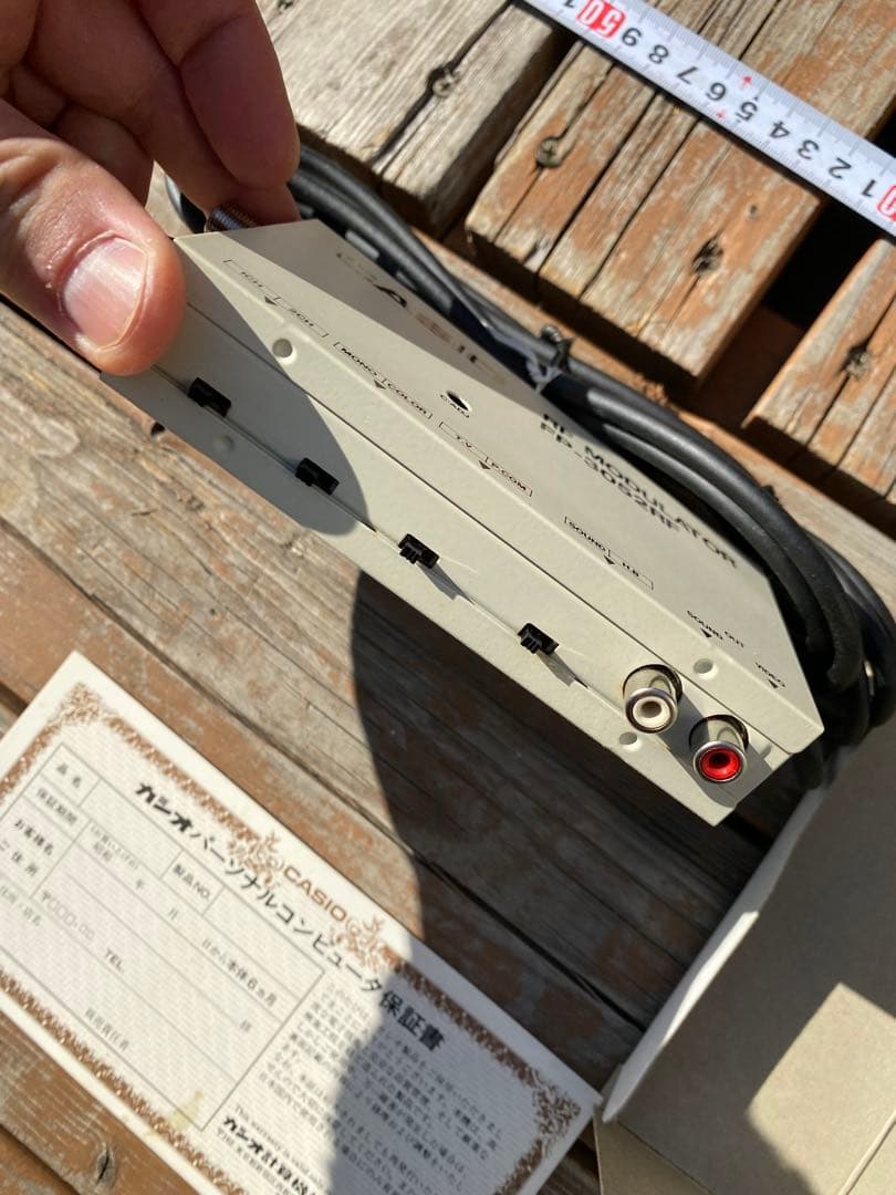 CASIO RF MODULATOR FP-3052RF（箱・保証書あり）