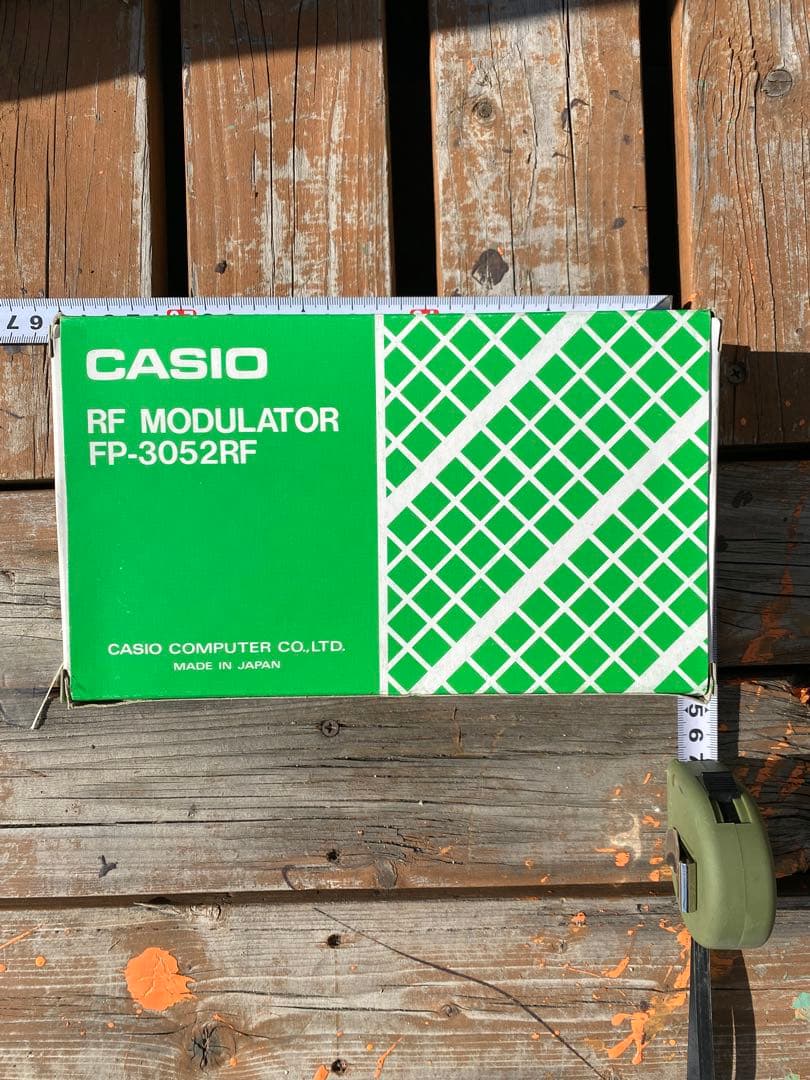 CASIO RF MODULATOR FP-3052RF（箱・保証書あり）