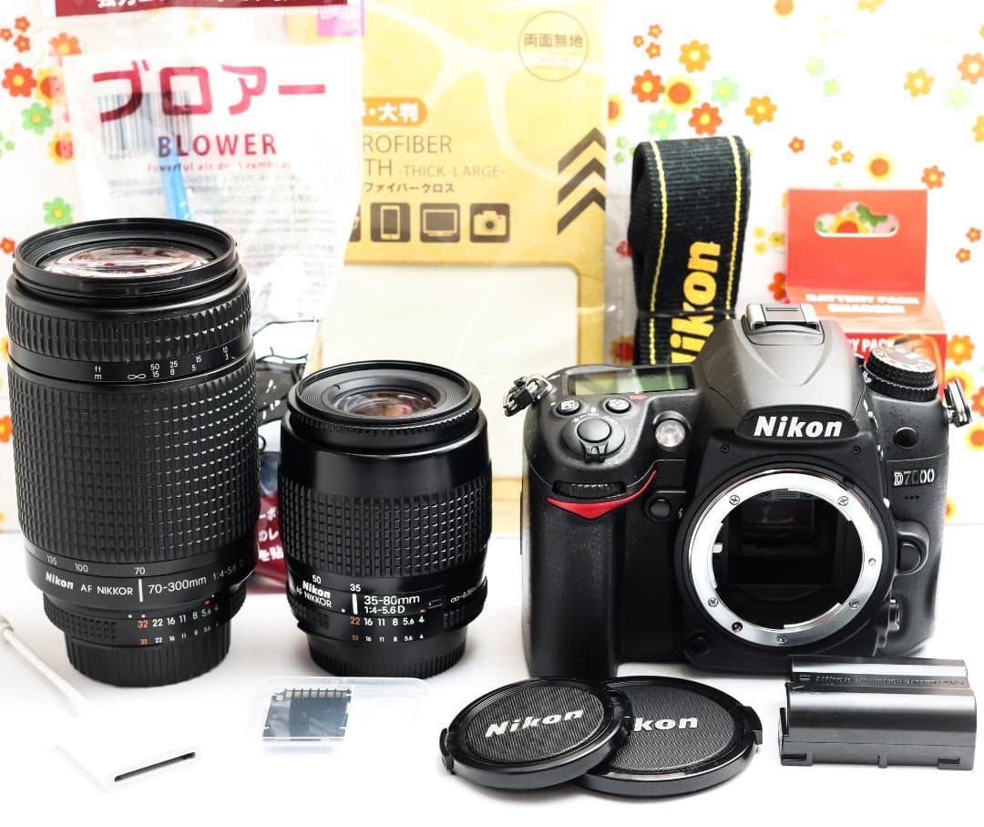 ニコン Nikon D7000 ☆ダブルレンズ☆スマホに転送☆はじめての一眼レフ